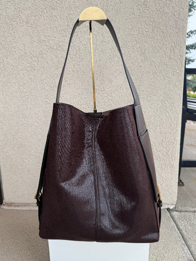 Arden Faux Suede Tote