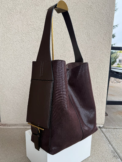 Arden Faux Suede Tote