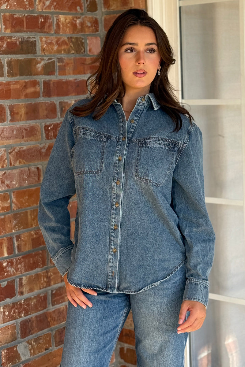 Moore Western Denim Shirt
