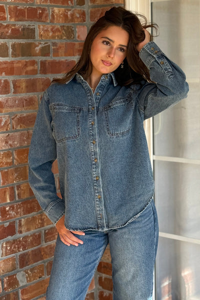 Moore Western Denim Shirt