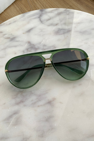 Phoenix Sunglasses, Green - RUST & Co.