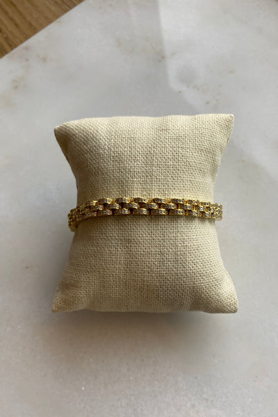 .Lux Pavé Chain Bracelet, 7" - RUST & Co.