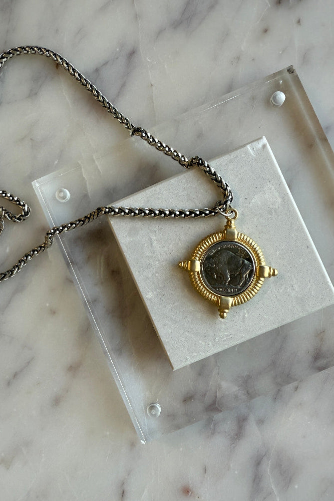 Buffalo Coin Pendant