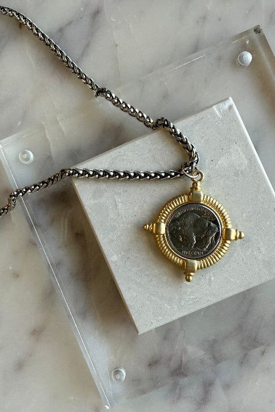 Buffalo Coin Pendant