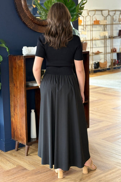 PRE-ORDER APRIL Megan Maxi Dress,  Black