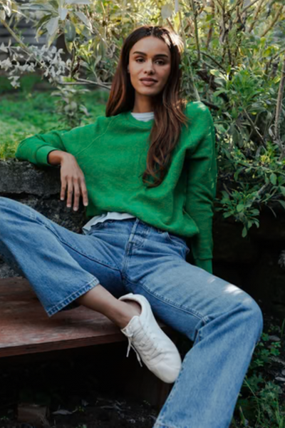 .PWT Ziggy Reverse Fleece Sweatshirt, Grass