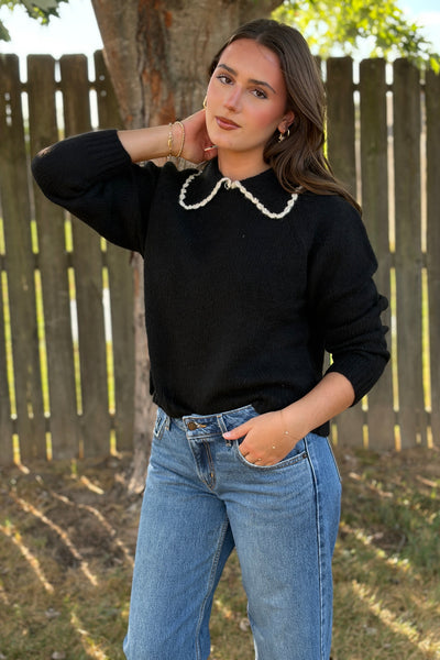 Olivia Collared Sweater