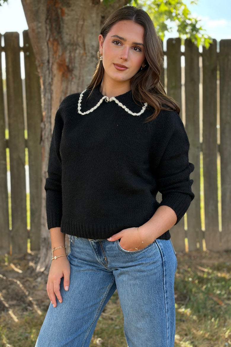 Olivia Collared Sweater