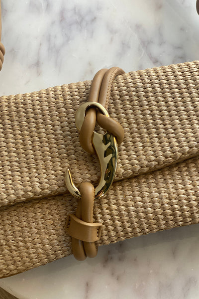 .Dolce Vita Alice Raffia Bag, Tan