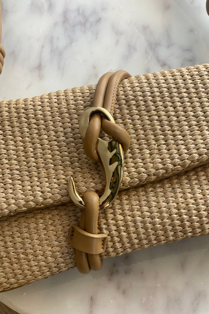 .Dolce Vita Alice Raffia Bag, Tan