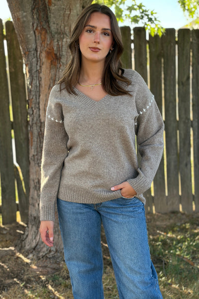 Lucena V-neck Sweater