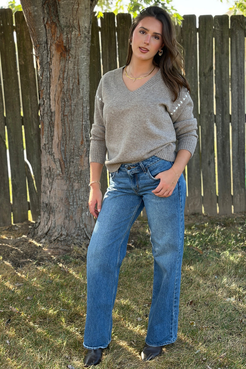 Lucena V-neck Sweater