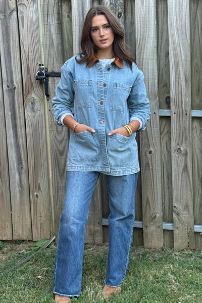 Sadie Denim Barn Jacket