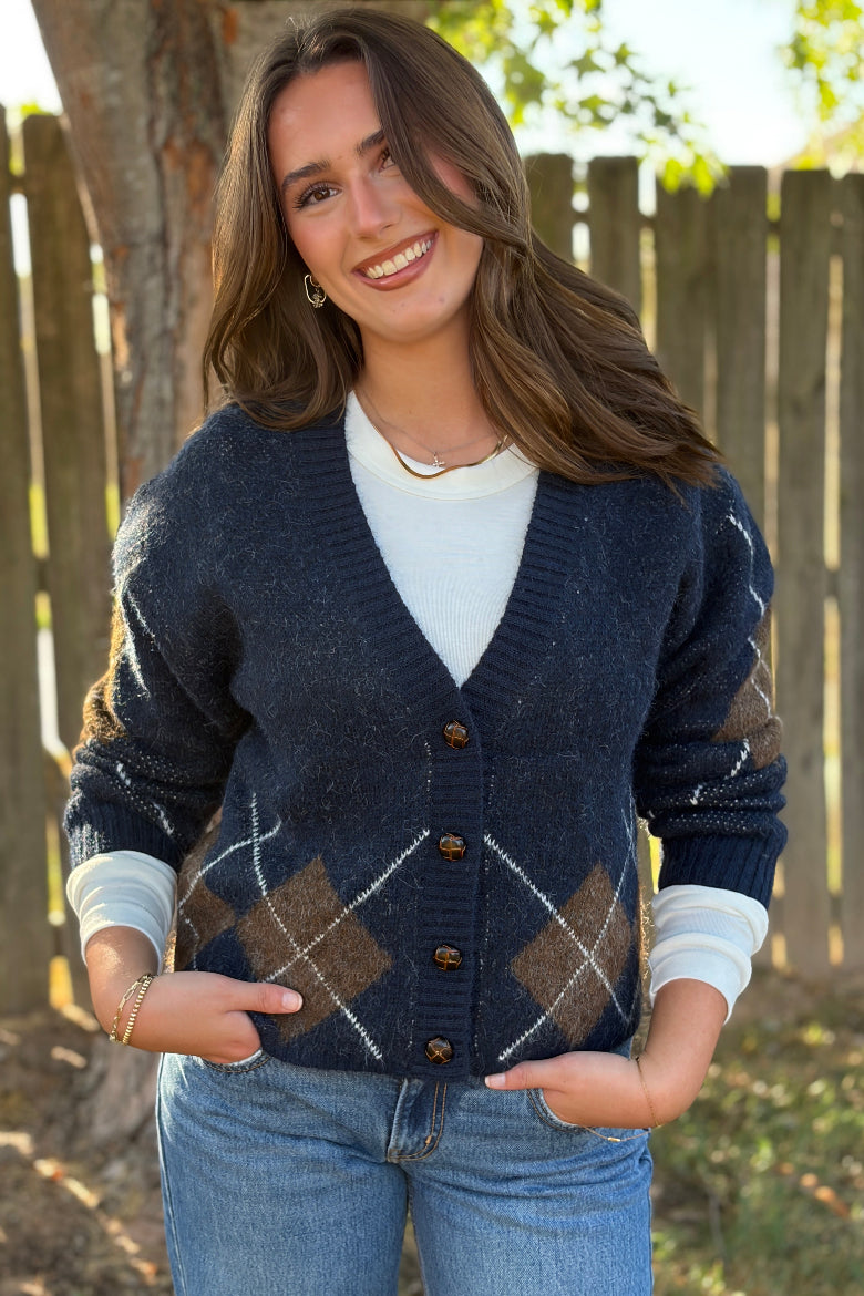 Wilson Argyle Cardi