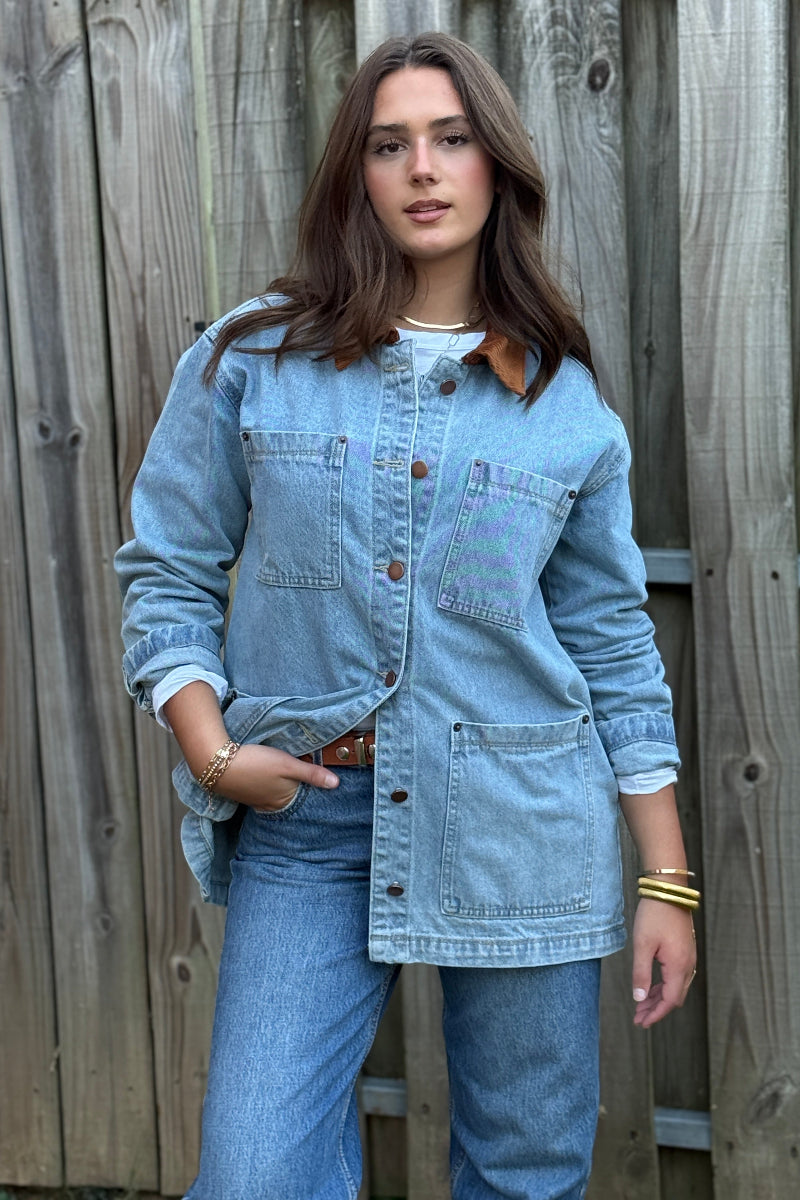 Sadie Denim Barn Jacket