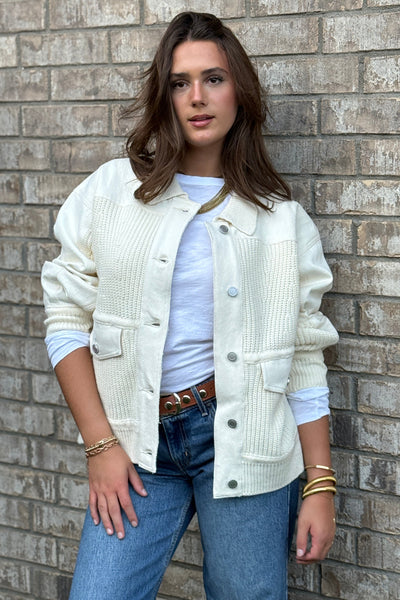 Sawyer Sweater & Denim Jacket