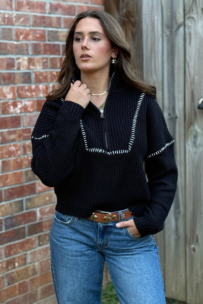 Maeve 1/2 Zip Sweater