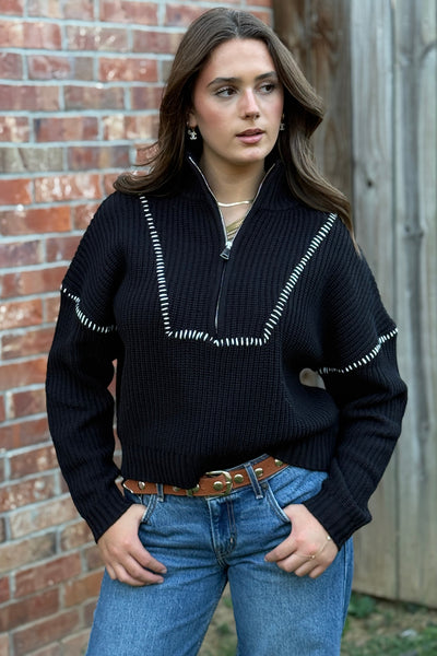 Maeve 1/2 Zip Sweater