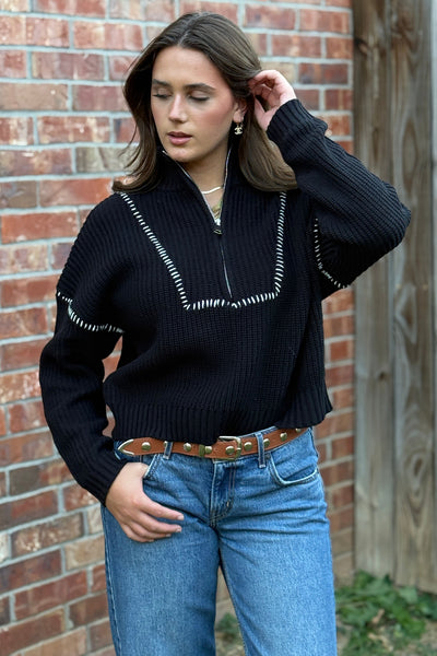 Maeve 1/2 Zip Sweater