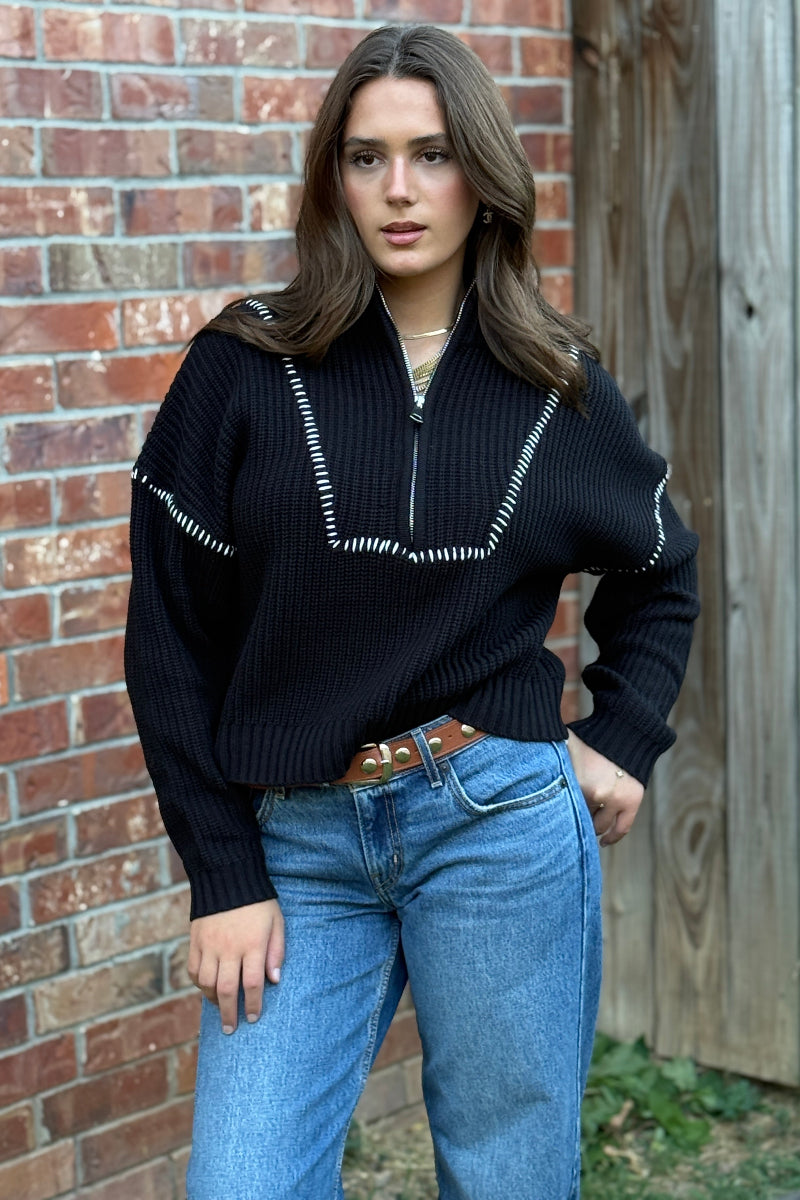 Maeve 1/2 Zip Sweater