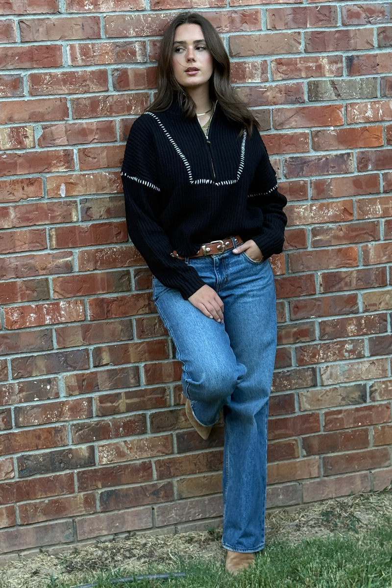 Maeve 1/2 Zip Sweater