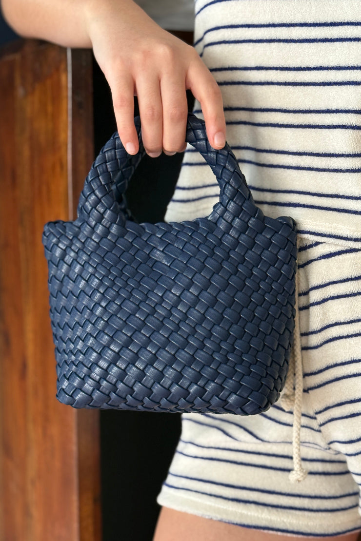 .Rachel Mini Tote, Navy