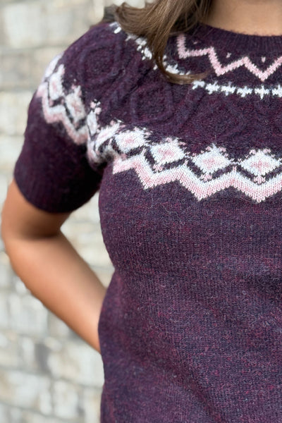 Orson Short Sleeve Fairisle Sweater