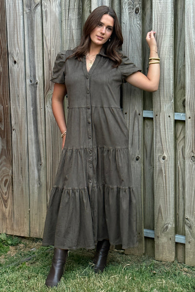 Margot Suede Dress