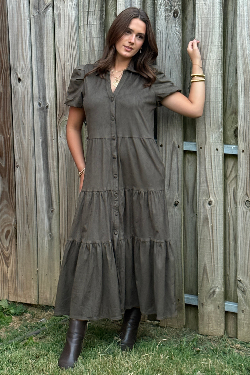 Margot Suede Dress