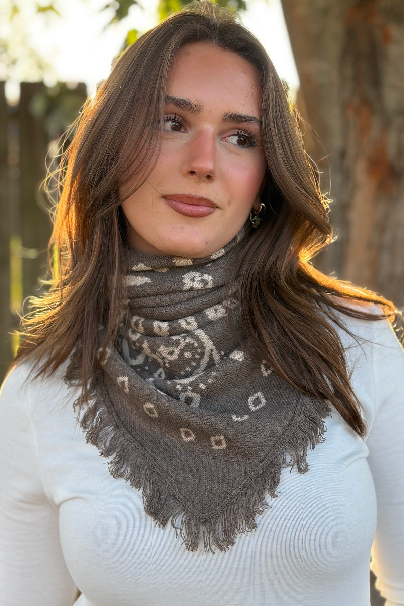 Lummie Large Scarf, Mink