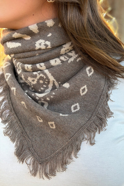 Lummie Large Scarf, Mink