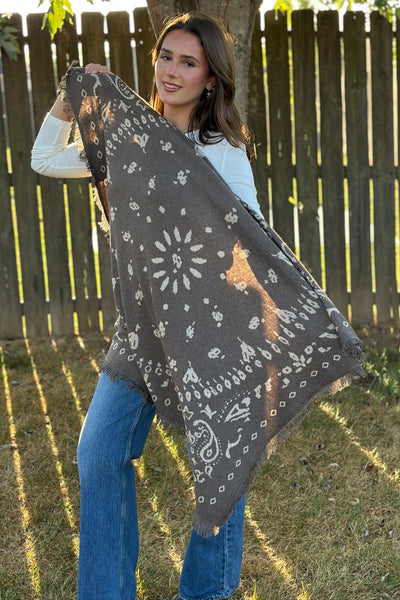 Lummie Large Scarf, Mink