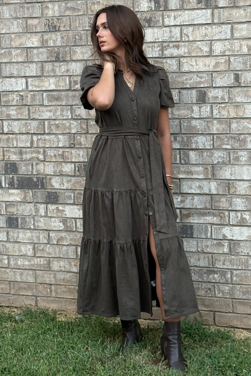 Margot Suede Dress