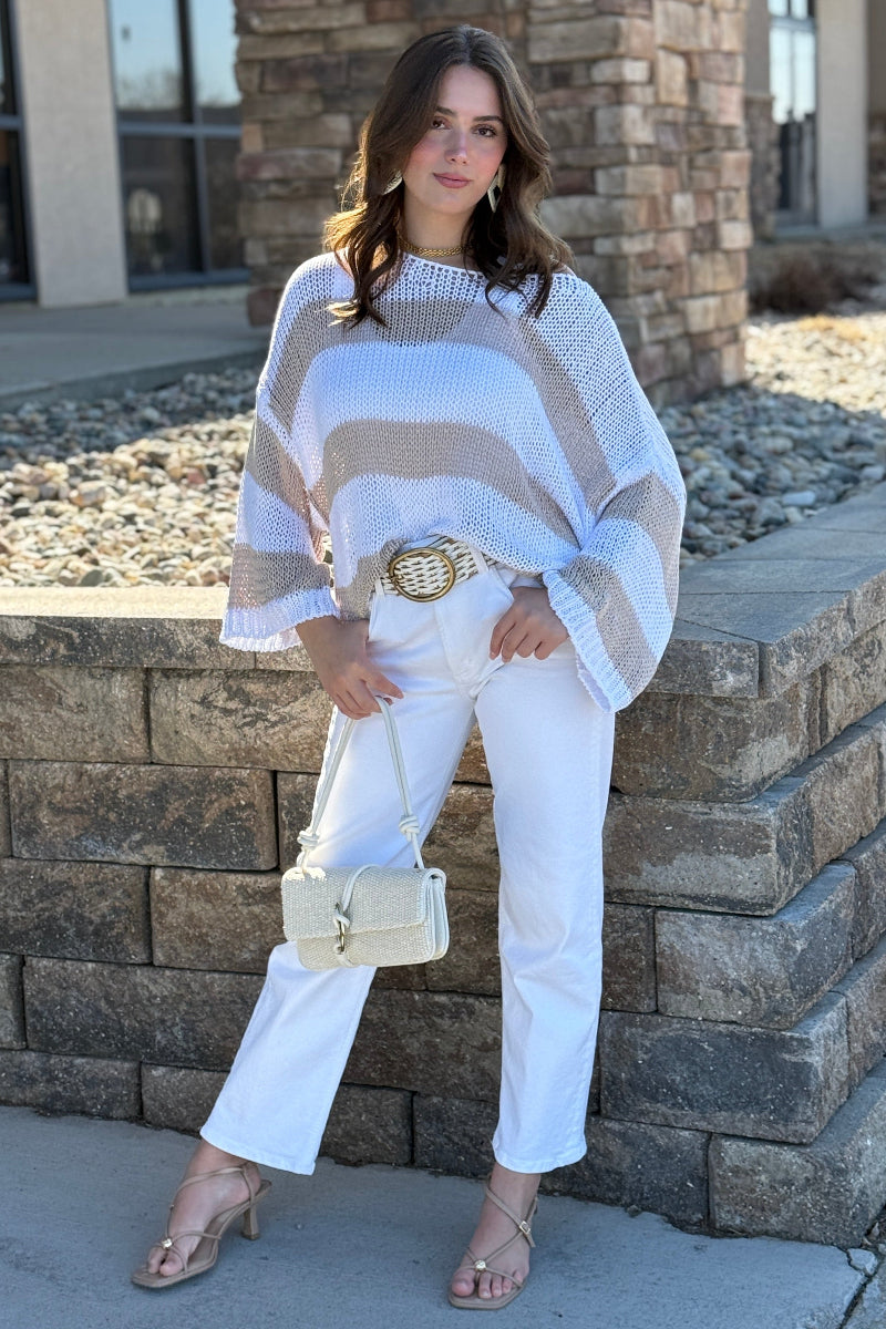 Keeley Loose Fit Bold Stripe Sweater