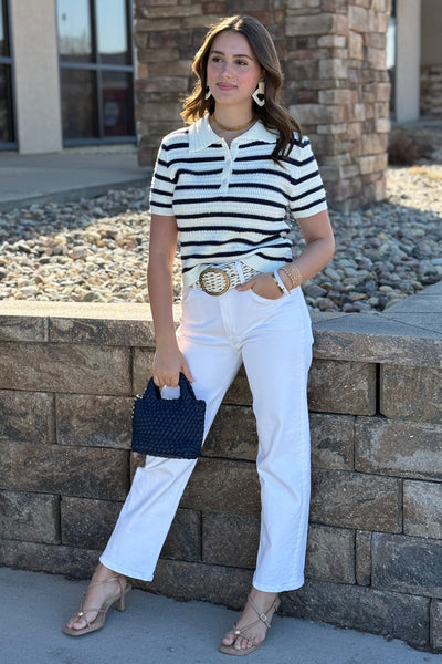 Caitlin Sweater Knit Polo