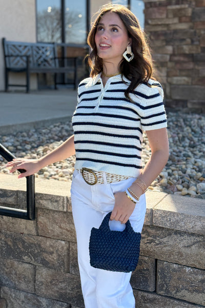 Caitlin Sweater Knit Polo