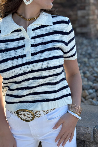 Caitlin Sweater Knit Polo