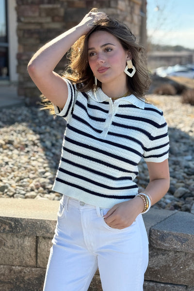 Caitlin Sweater Knit Polo