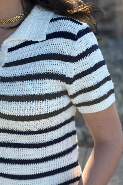 Caitlin Sweater Knit Polo