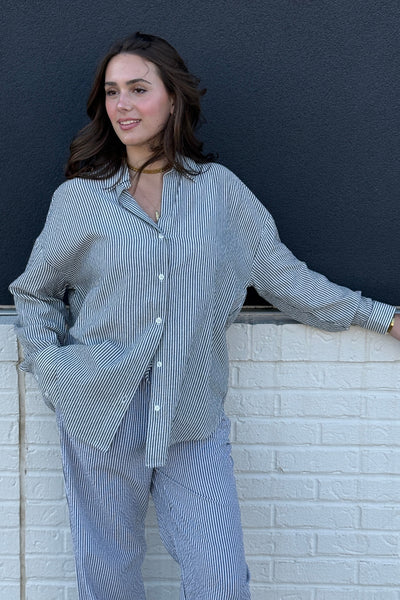 Reese Seersucker Button Down