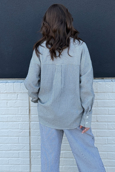 Reese Seersucker Button Down