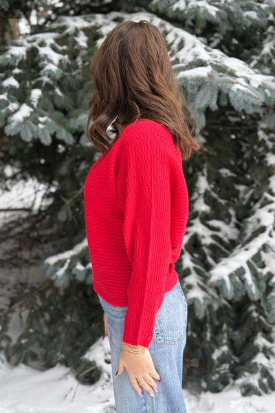 Gianna Sweater, Red
