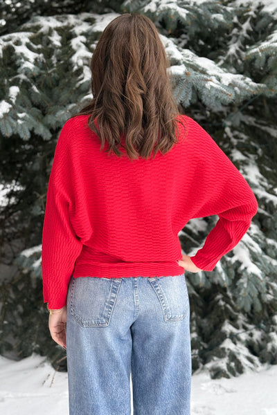 Gianna Sweater, Red