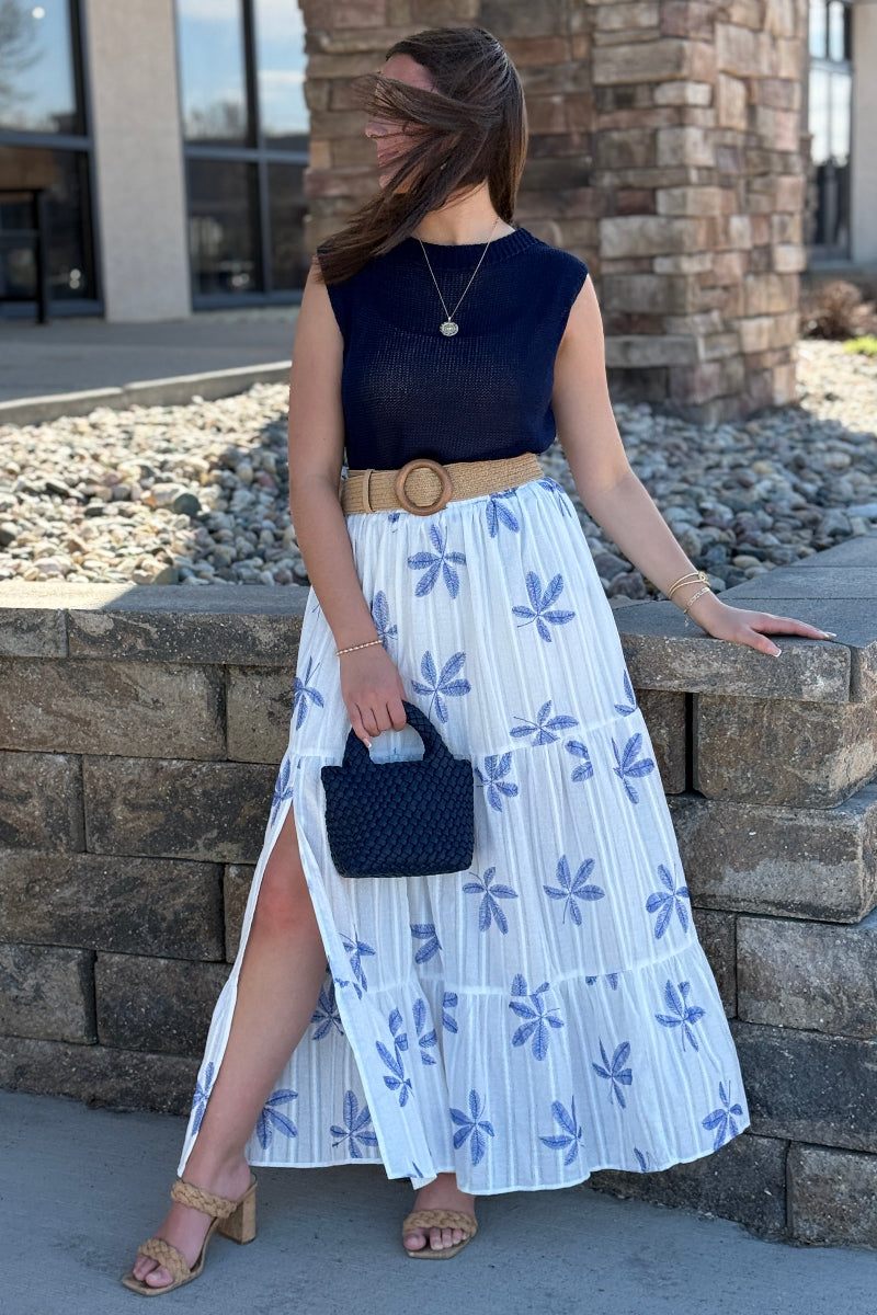 Serena Embroidered Skirt