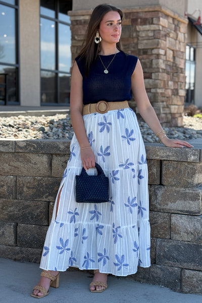 Serena Embroidered Skirt