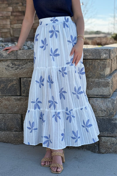 Serena Embroidered Skirt