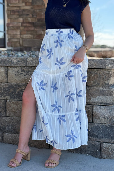 Serena Embroidered Skirt