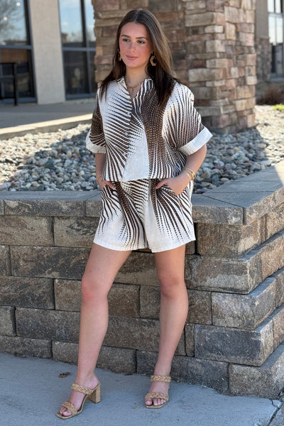 Isla Printed Button Down