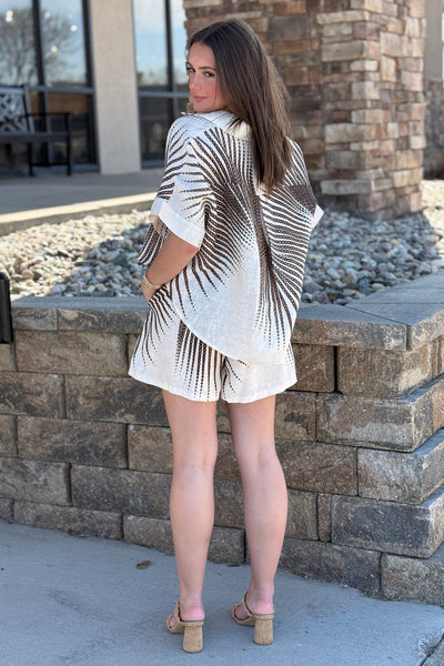 Isla Printed Button Down