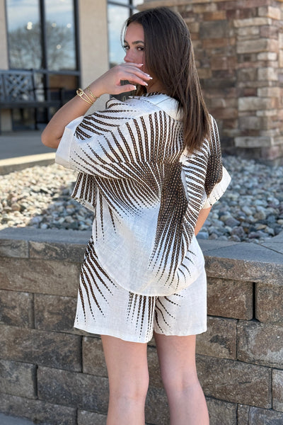 Isla Printed Button Down